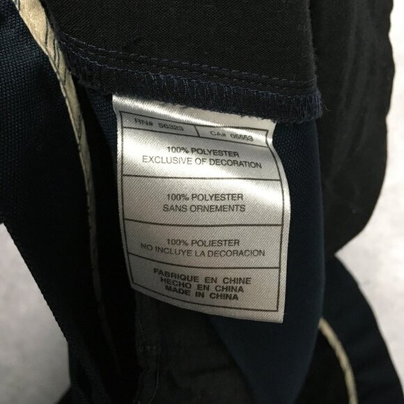 Nike Mens Golf Shorts size 36 Dark Blue Pleated Front Pockets Polyester - Picture 6 of 10